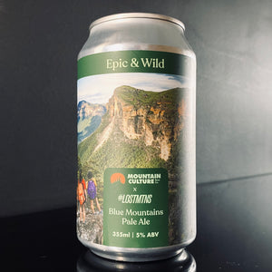 A can of Mountain Culture Beer Co., Epic & Wild, 355ml from My Beer Dealer.