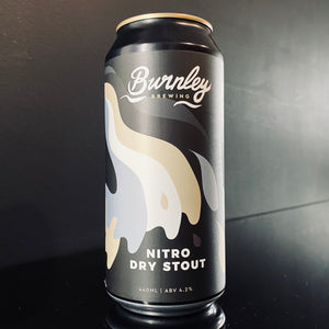 A can of Burnley Brewing, Nitro Dry Stout, 440ml from My Beer Dealer.