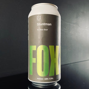 A can of Fox Friday, Stuntman: Fruited Sour, 440ml from My Beer Dealer.