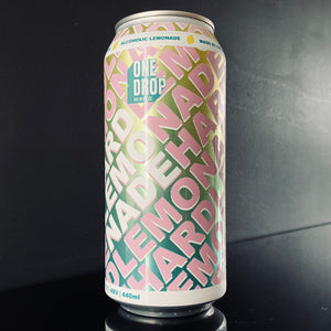 A can of One Drop Brewing Co., Alcoholic Hard Lemonade, 440ml from My Beer Dealer.