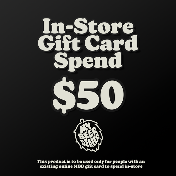 In-Store Gift Card Spend: $50