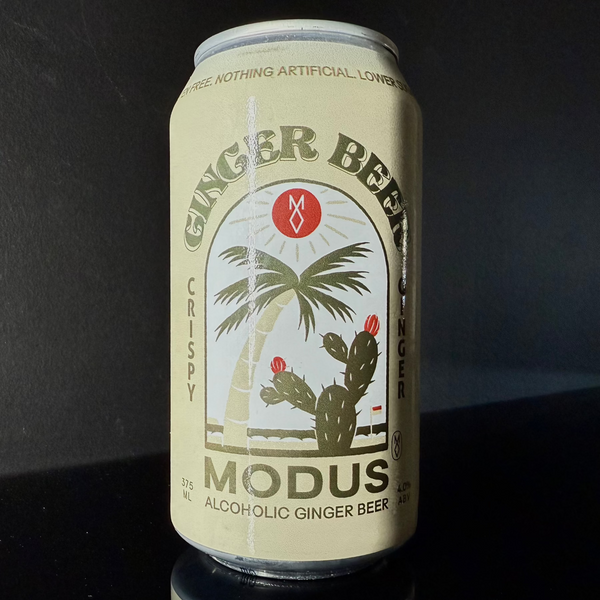 A Can of Modus Brewing, Ginger Beer, 375ml from My Beer Dealer.