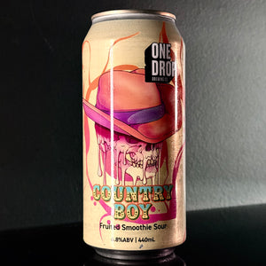 A can of One Drop, Country Boy: Fruited Smoothie Sour from My Beer Dealer.