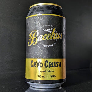 A can of Bacchus Brewing Co., Cryo Crush, 375ml from My Beer Dealer.