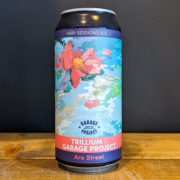 A can of Garage Project, Hapi Sessions Aro Street, 440ml from My Beer Dealer