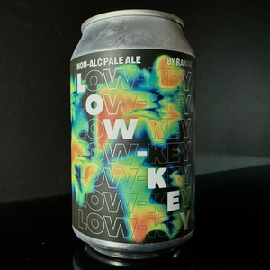 A can of Range Brewing, Low Key - Non-Alcoholic Pale Ale, 330ml from My Beer Dealer.
