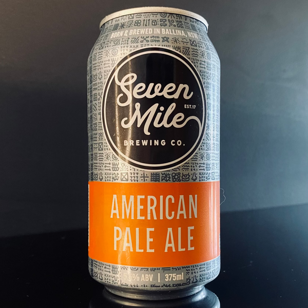 A can of Seven Mile Brewing Co., American Pale Ale, 375ml from My Beer Dealer