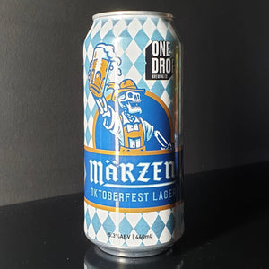 A can of One Drop Brewing Co., Marzen Oktoberfest Bier, 440ml from My Beer Dealer.
