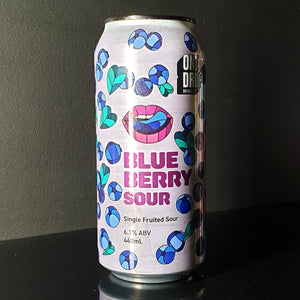 A can of One Drop Brewing Co., Blue Lagoonies Fruited Pastry Sour, 440ml from My Beer Dealer.