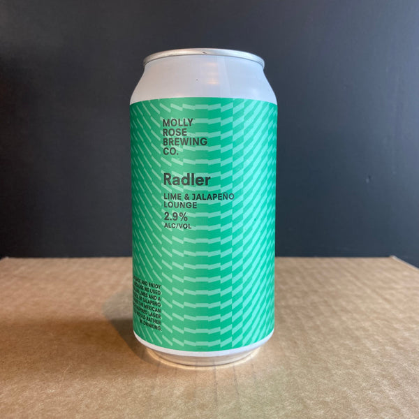 Molly Rose Brewing, Radler: Lime & Jalapeno Lounge, 375ml