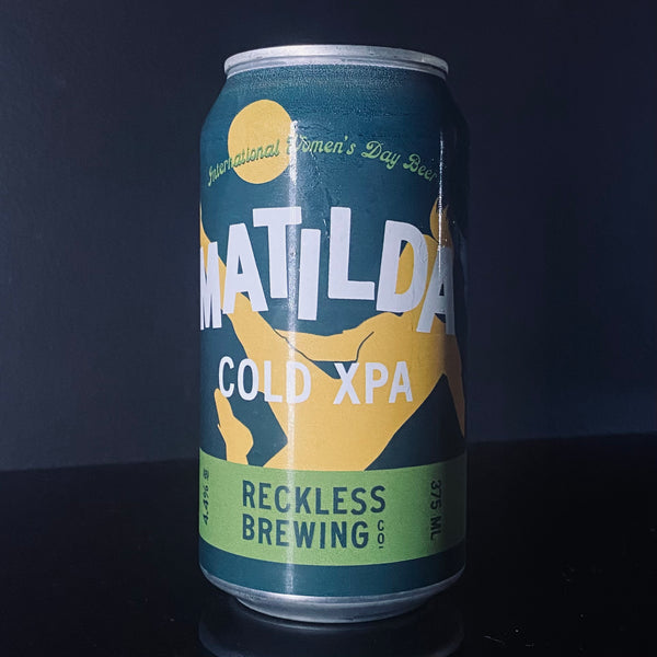 Reckless Brewing Co., Matilda Green & Cold XPA, 375ml