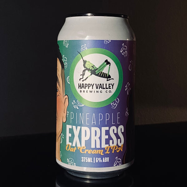 Happy Valley, Pineapple Express Oat Cream IPA, 375ml
