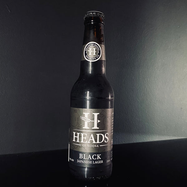 Heads of Noosa Brewing Co., Black Japanese Lager, 330ml
