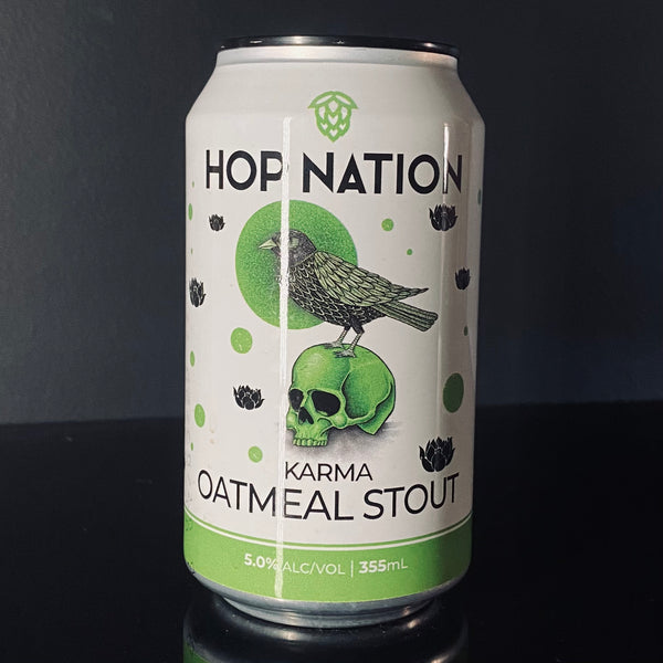 Hop Nation, The Karma: Oatmeal Stout, 355ml
