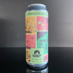 A can of Mountain Culture Beer Co., Making Excuses, 500ml from My Beer Dealer