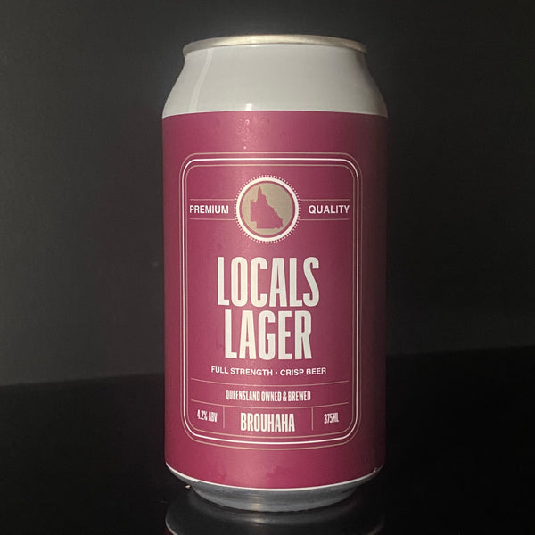 Brouhaha, Locals Lager, 375ml