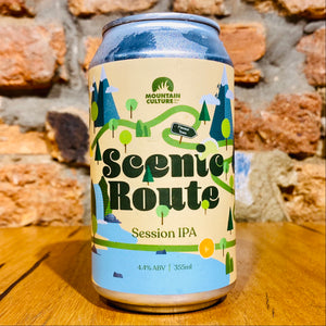 A can of Mountain Culture, Scenic Route, 355ml