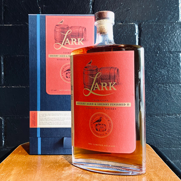 Lark Distilling, Sherry Aged & Sherry Finished Release II Single Malt Whisky, 500ml