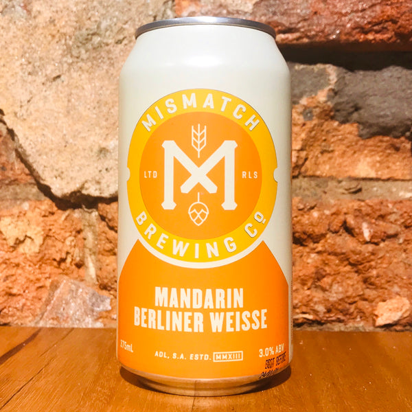 Mismatch Brewing, Mandarin Berliner Weisse, 375ml