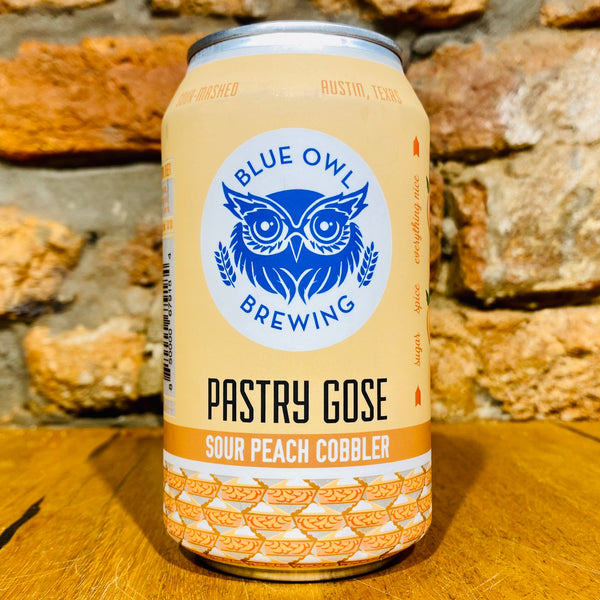 Blue Owl Brewing, Pastry Gose - Sour Peach Cobbler, 355ml