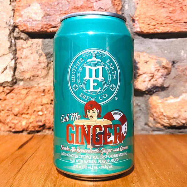 Mother Earth, Call Me Ginger, 355ml