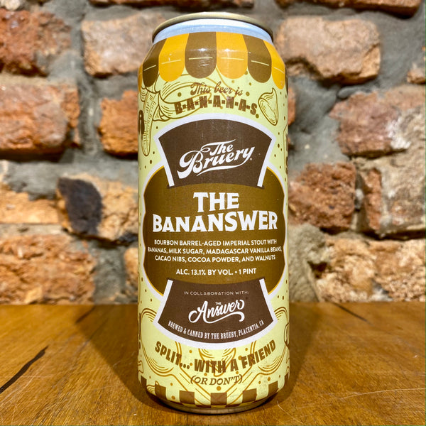 The Bruery, The Bananswer, 473ml