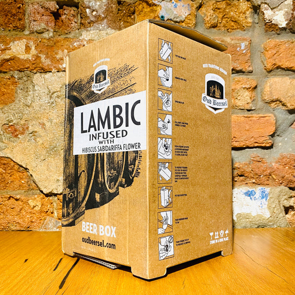 Oud Beersel, Hibiscus infused Lambic, 3.1L bag-in-box