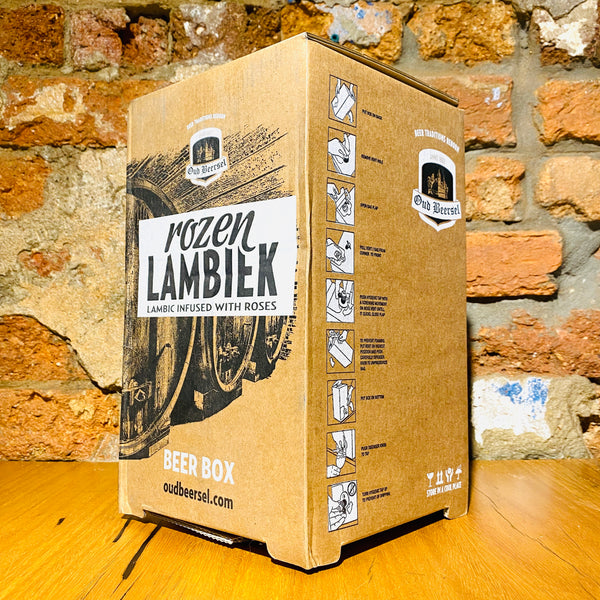 Oud Beersel, Rose Petal infused Lambic, 3.1L bag-in-box