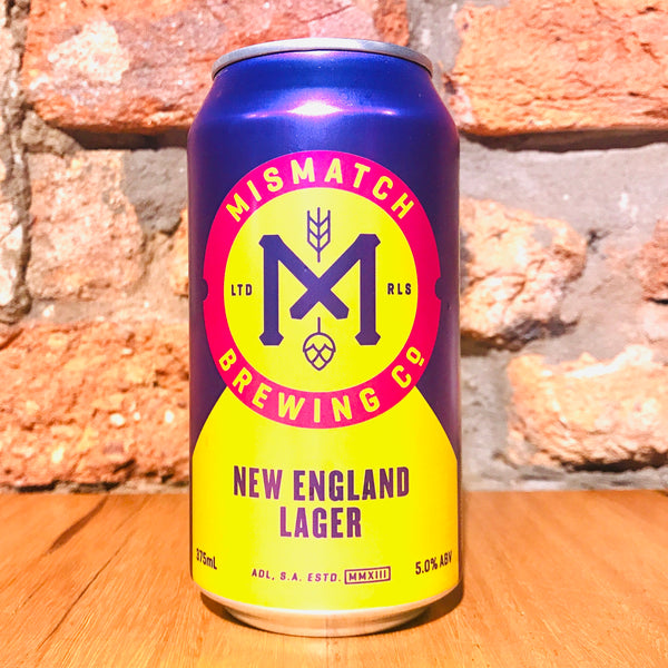 Mismatch Brewing, New England Lager, 375ml