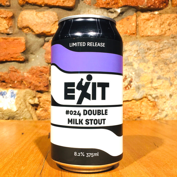 Exit Brewing, #024 Double Milk Stout, 375ml