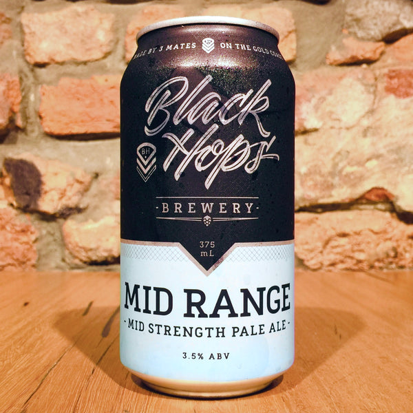 Black Hops Brewery, Mid Range Can, 375ml