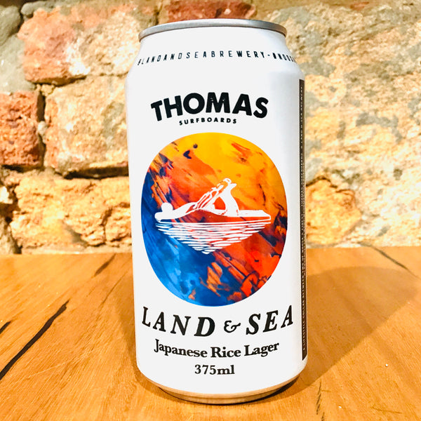 Land & Sea, Thomas Japanese Rice Lager, 375ml