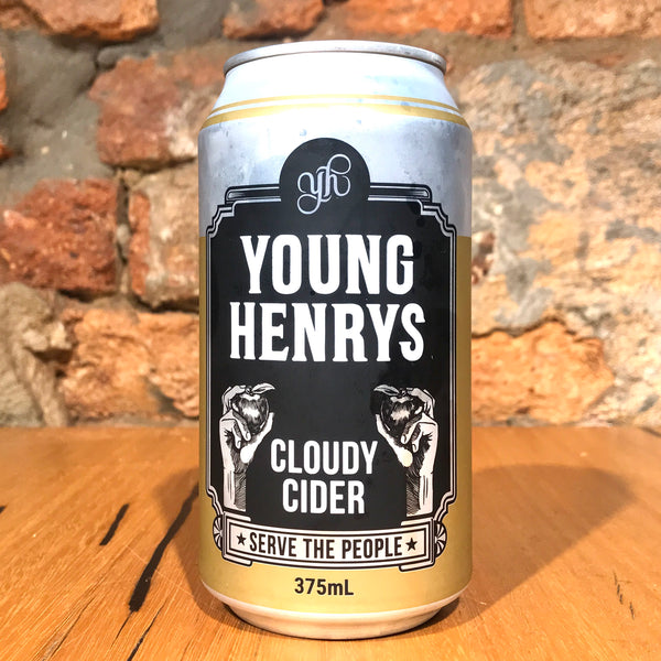 Young Henrys, Cloudy Cider, 375ml