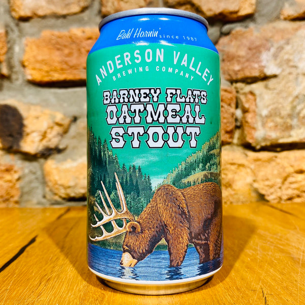 Anderson Valley Brewing Company, Barney Flats Oatmeal Stout, 355ml