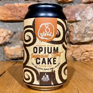 A Can of 8 Wired, Opium Cake, 330ml