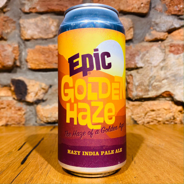 A can of Epic, Golden Haze, 440ml
