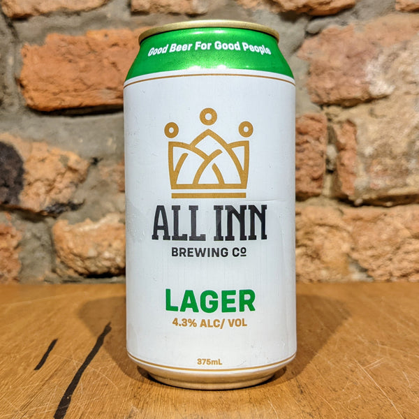 All Inn Brewing Co., Lager, 375ml