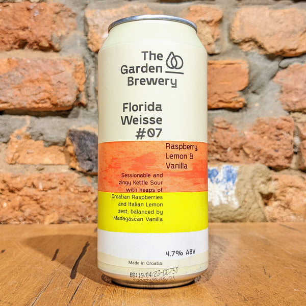 The Garden Brewery, Florida Weisse #07 - Raspberry, Lemon & Vanilla, 440ml