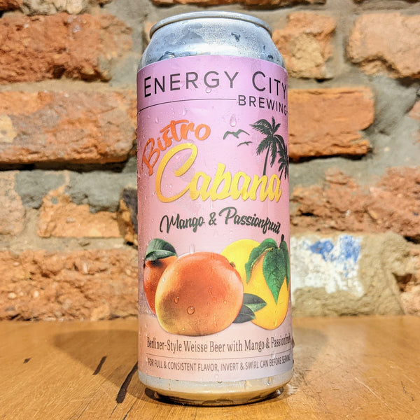 Energy City Brewing, Bistro Cabana Mango & Passionfruit, 473ml