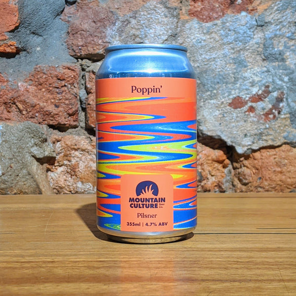 Mountain Culture Beer Co., Poppin, 355ml