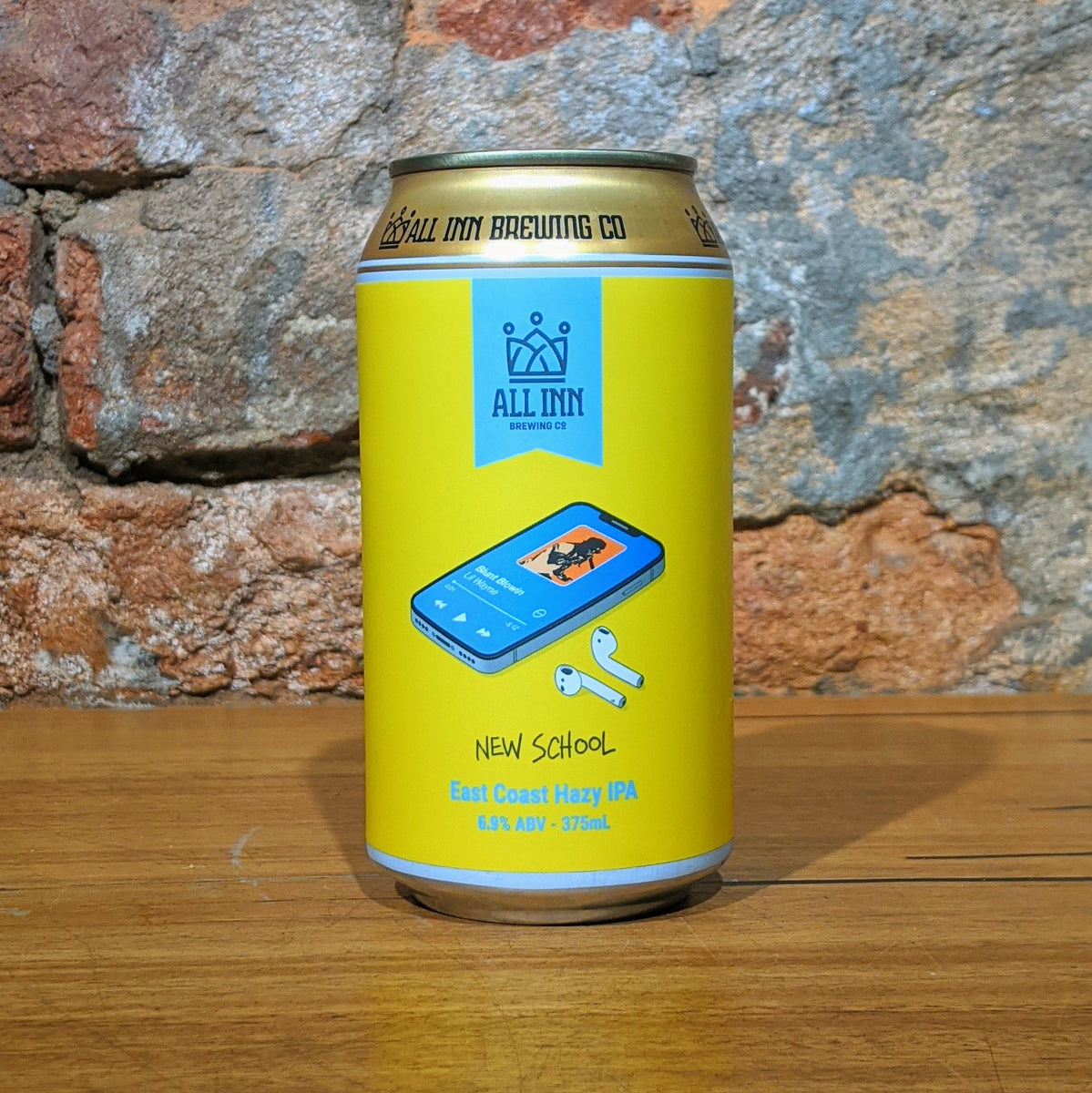 All Inn Brewing Co., New School East Coast Hazy IPA, 375ml – My Beer Dealer