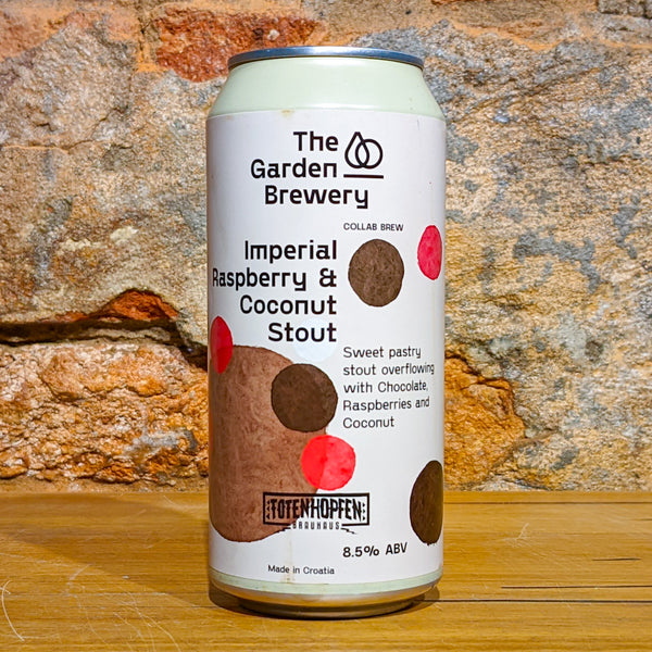 The Garden Brewery, Imperial Raspberry & Coconut Stout, 440ml