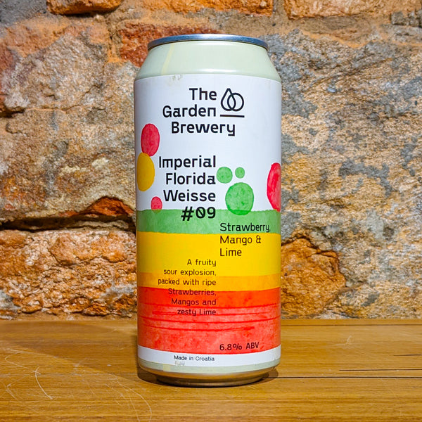 The Garden Brewery, Imperial Florida Weisse #9 - Strawberry, Mango & Lime, 440ml