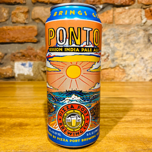 Pizza Port Brewing Company, Ponto Session Indian Pale Ale, 473ml
