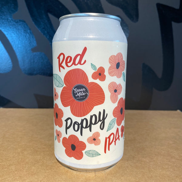 Seven Mile Brewing Co., Red Poppy IPA, 375ml