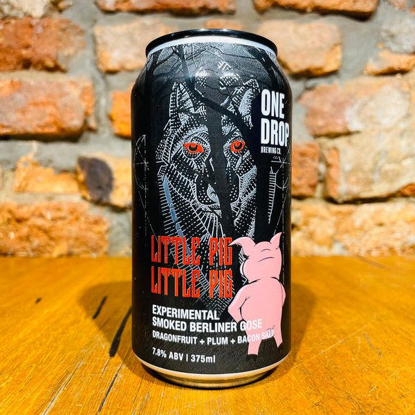 One Drop Brewing Co., Little Pig Little Pig, 375ml