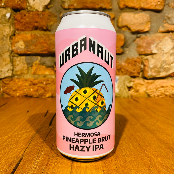 Urbanaut Brewing, Hermosa Pineapple Brut Hazy IPA, 440ml