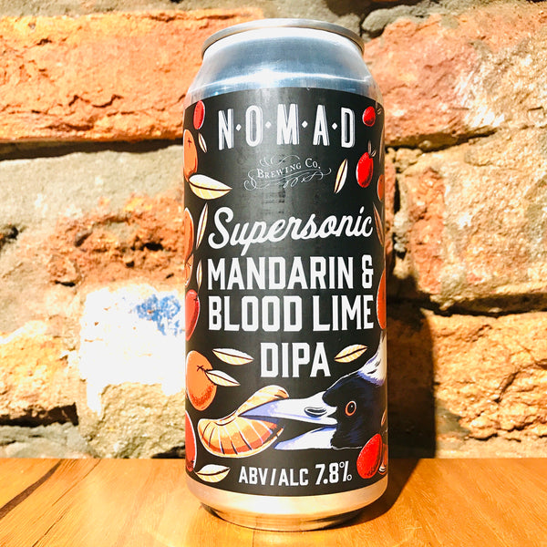 Nomad Brewing, SuperSonic DIPA - Blood Lime & Mandarin, 440ml