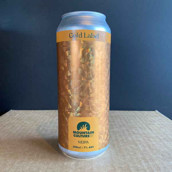Mountain Culture Beer Co., Gold Label, 500ml