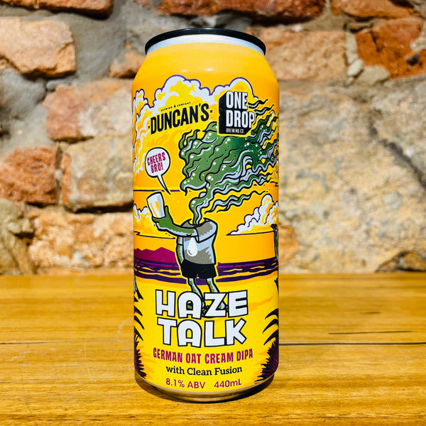 One Drop Brewing Co., Haze Talk German Oatcream IPA, 440ml